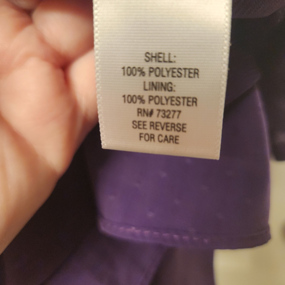 ELLE Purple Ruffle Dress - Picture 6 of 6